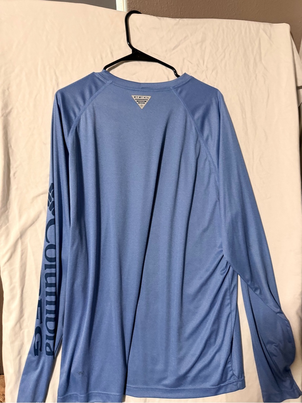 Columbia Men's Long Sleeve Performance Tee - Light Blue